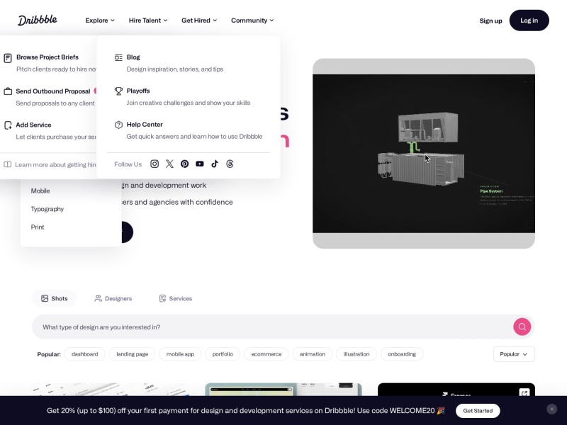 Dribbble - Discover the World’s Top Designers & Creative Professionals