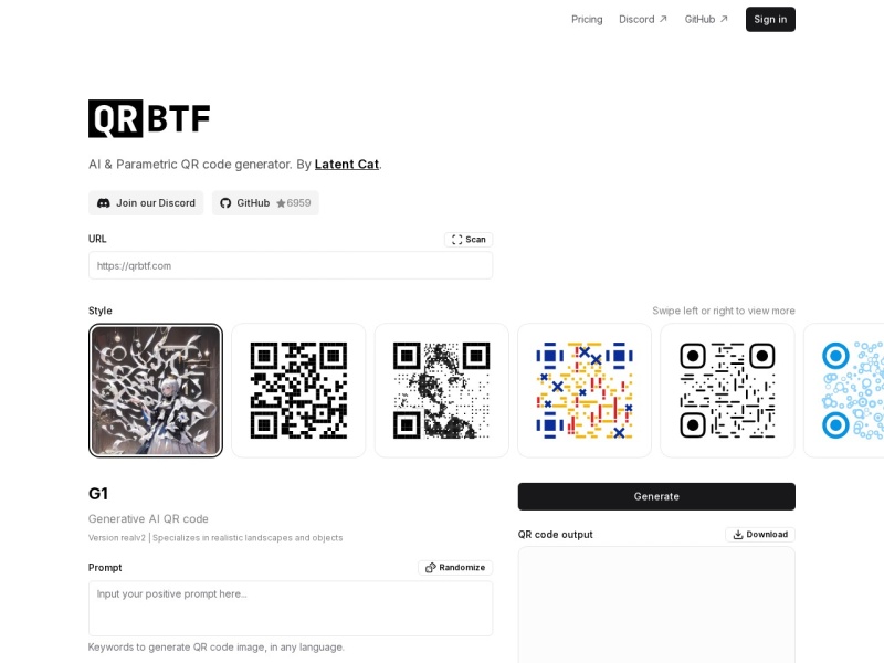 QRBTF 参数化二维码生成器