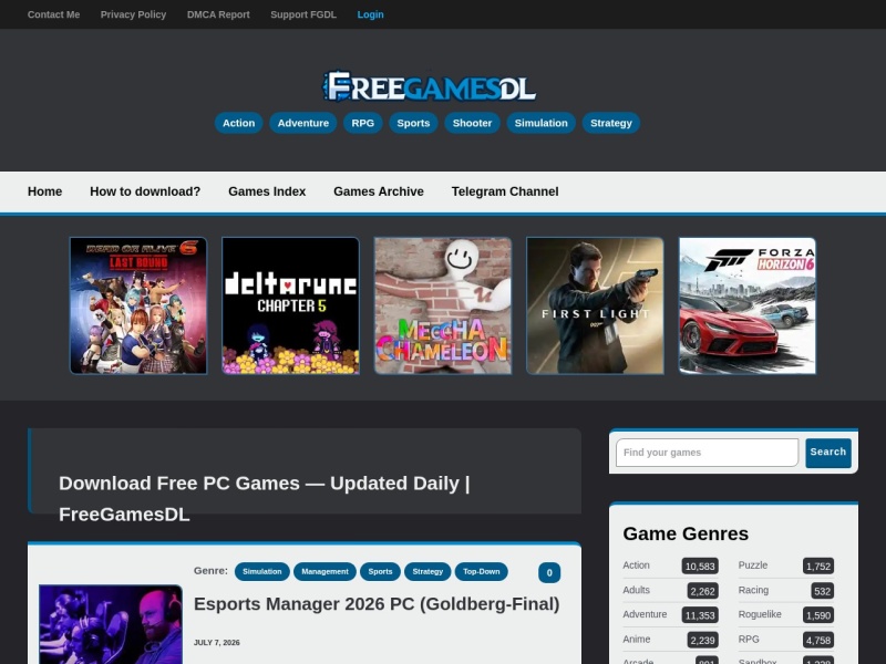 FreeGamesDL | Free PC Games Download