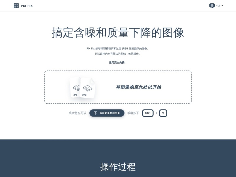 搞定含噪和质量下降的图像 - Pix Fix